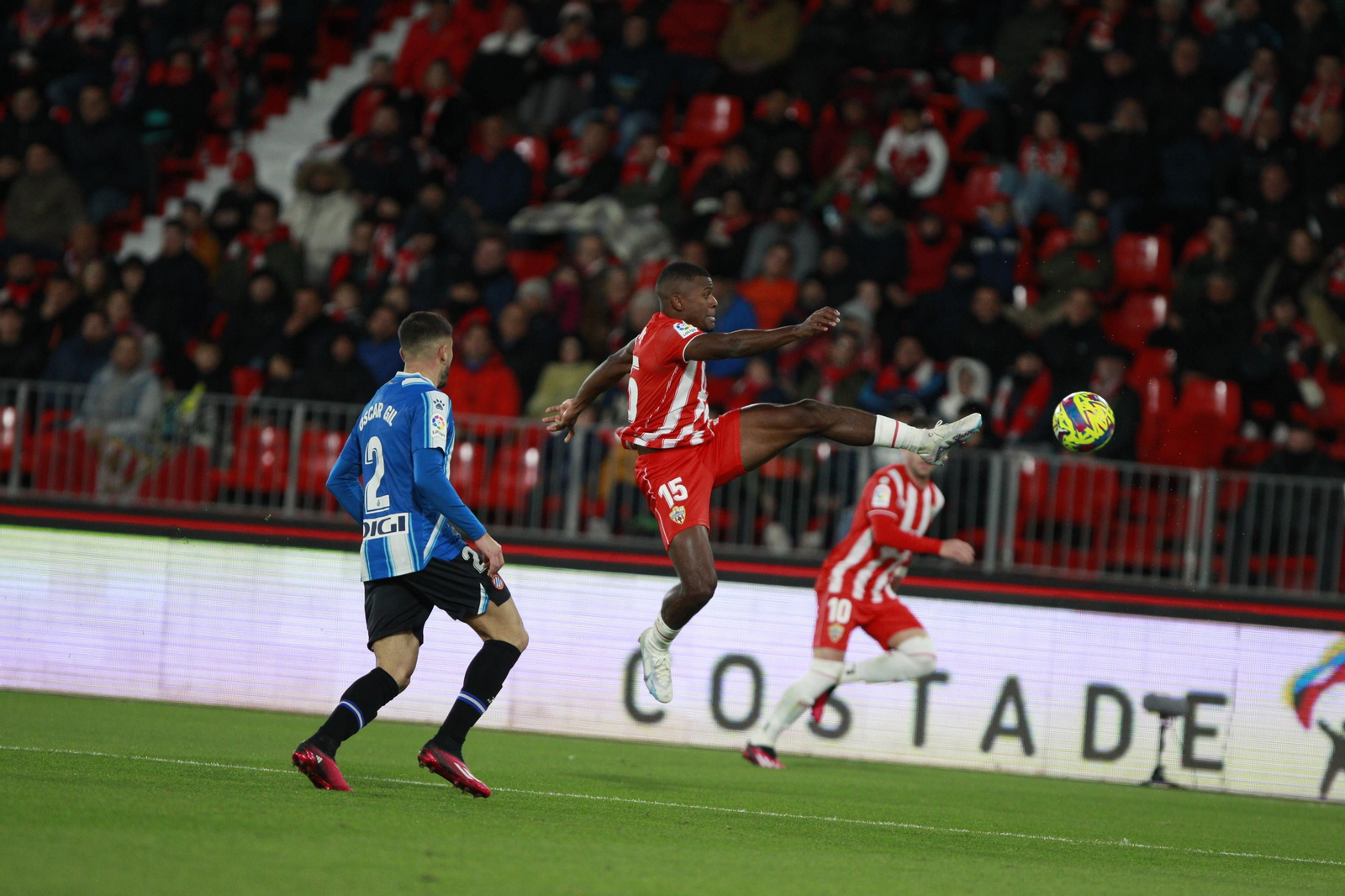 Imágenes del partido U.D. Almería-R.C.D. Espanyol