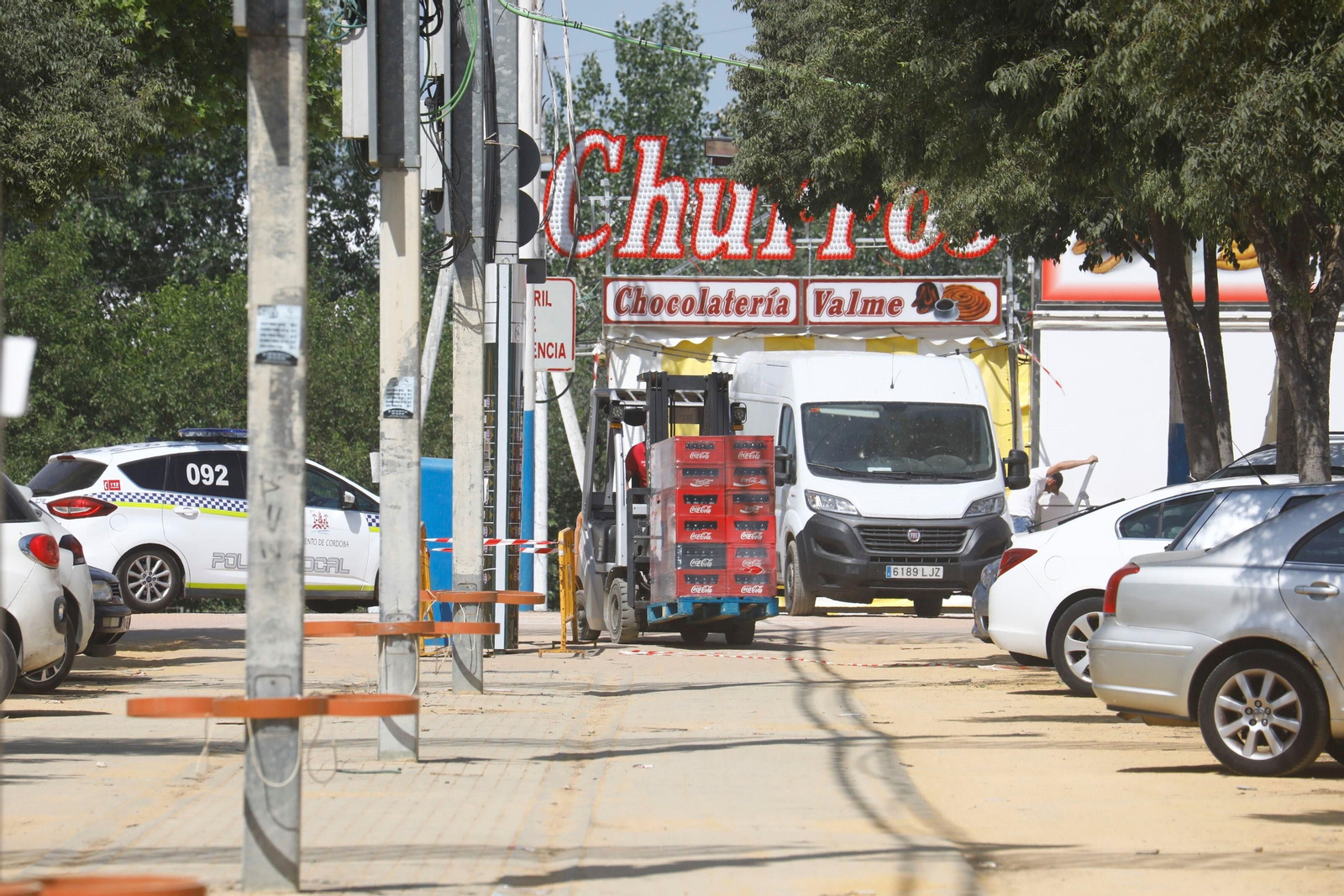 Todo listo en recinto ferial de El Arenal, en imágenes