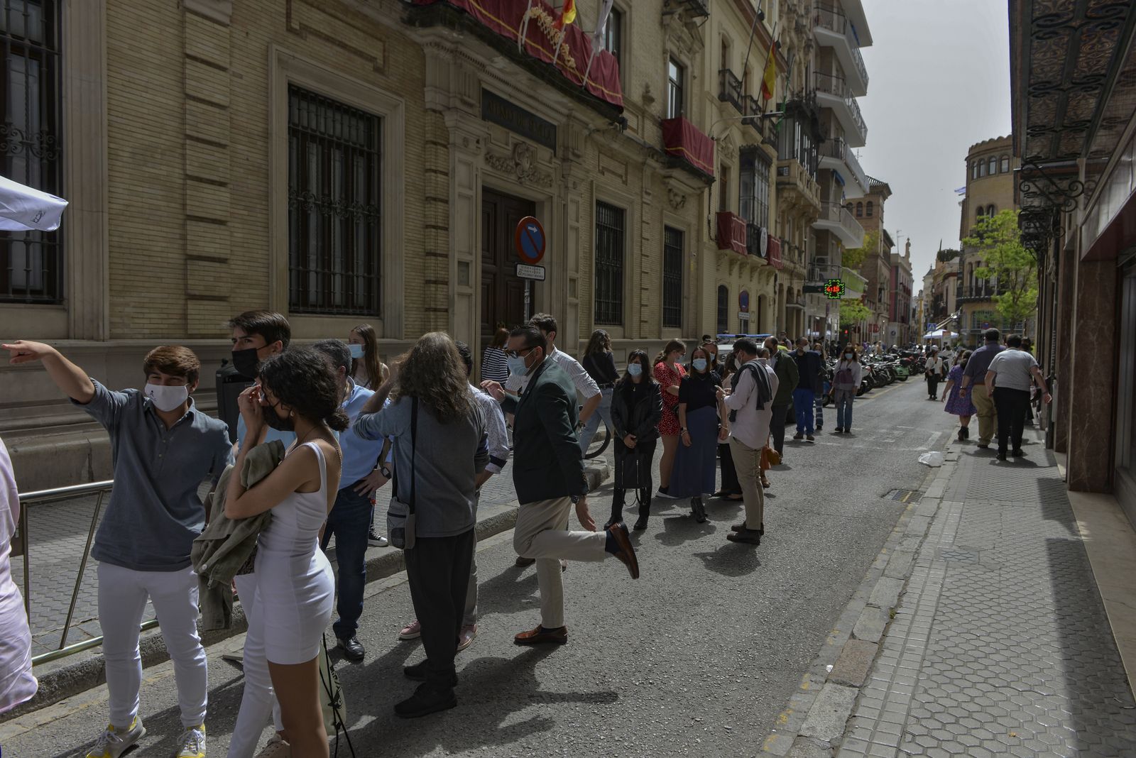 Miércoles Santo en pandemia: Los Panaderos, en imágenes