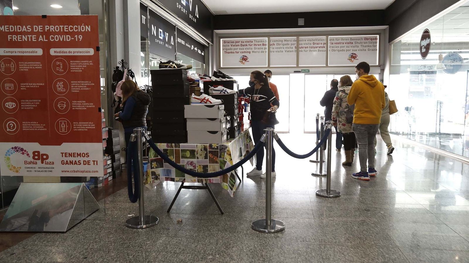Las fotos del polígono de Palmones, tras el levantamiento del cierre  perimetral de Algeciras y Castellar