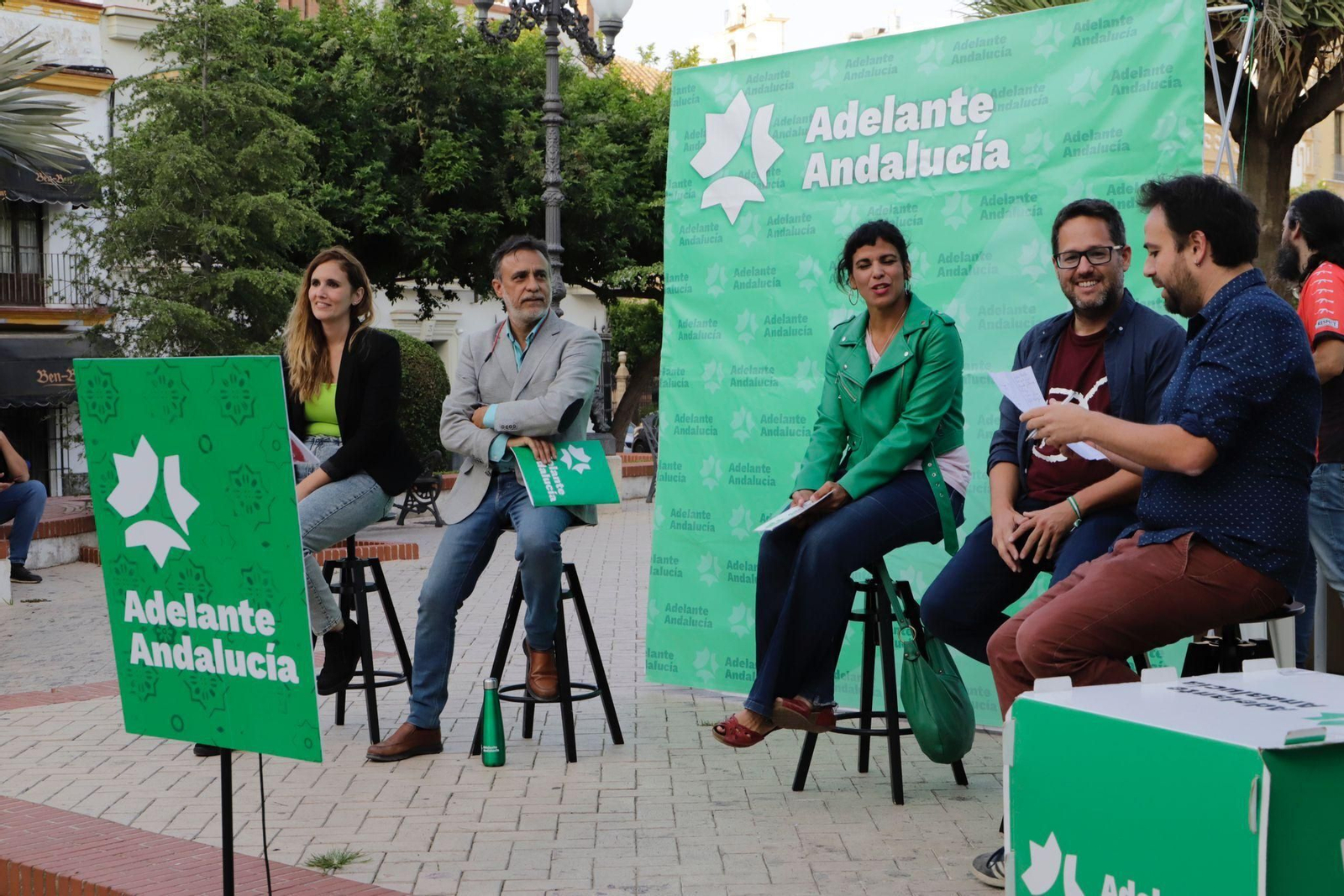 Cierre de campaña de Adelante Andalucía en Jerez. Cierre de campaña de Adelante Andalucía en Jerez.
