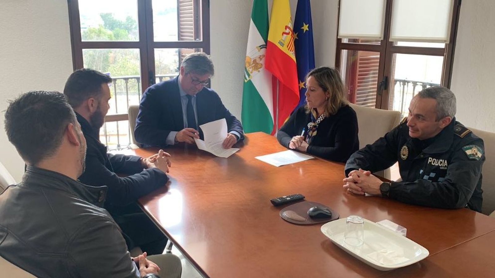 Toma de posesión de los nuevos agentes de la Policía Local de Puente Genil.