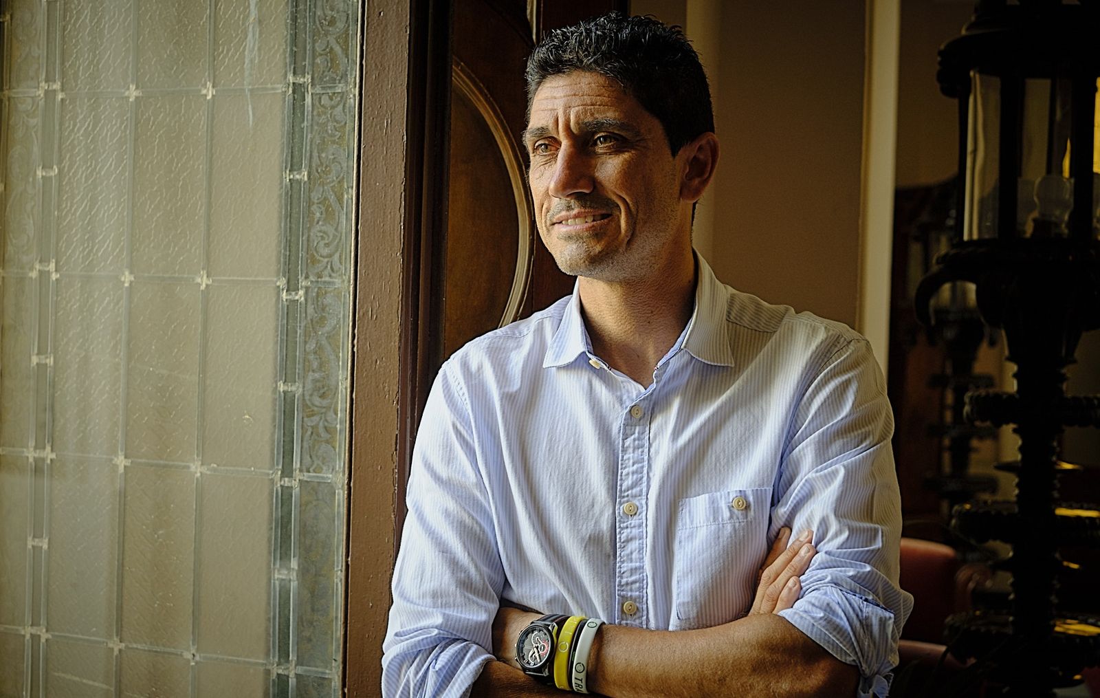 El onubense Juanma Pavón, en un posado para 'Diario de Cádiz'.