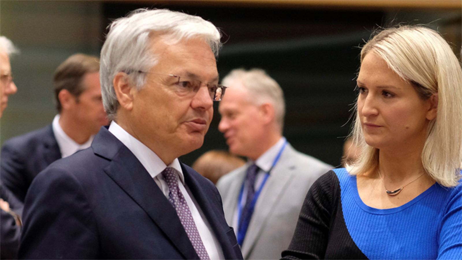 El todavía ministro de Asuntos Exteriores belga, y próximo comisario europeo de Justicia, Didier  Reynders.