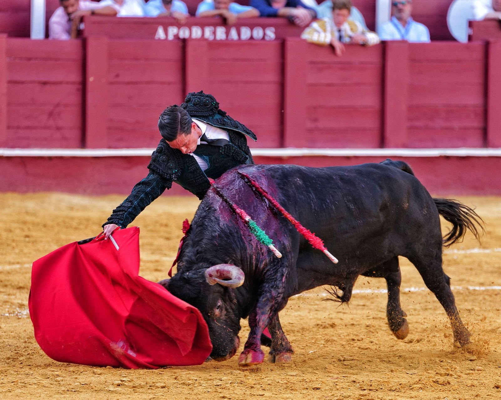 Un lance de David Galván en Málaga.