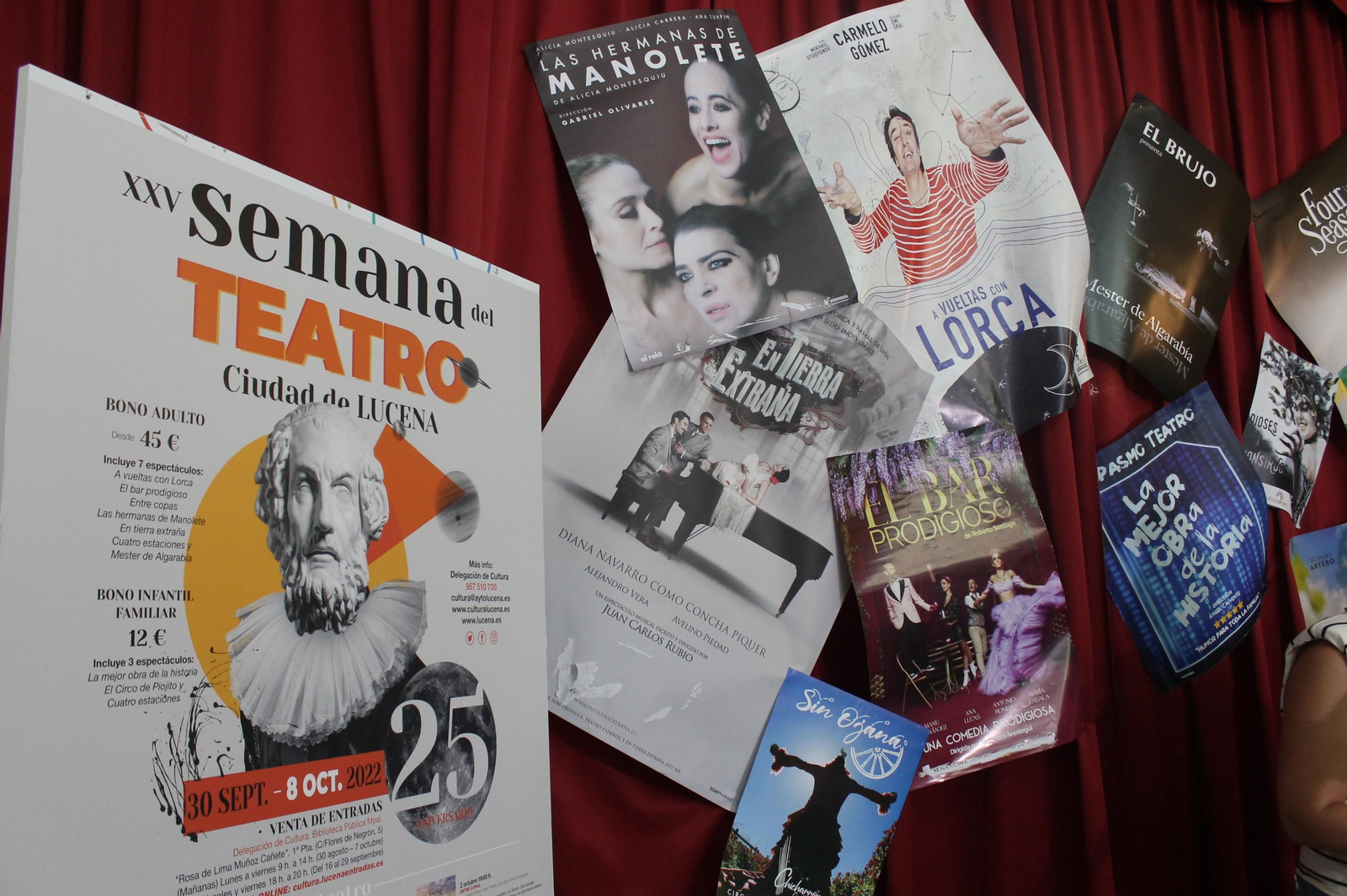 Presentación del 25 aniversario de la Semana del Teatro.