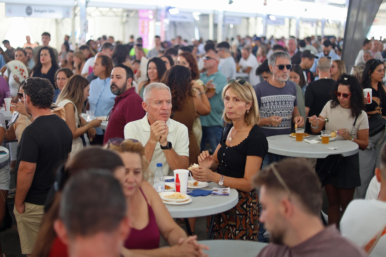 Imágenes de la Feria de la Tapa de Huelva en la mañana del domingo