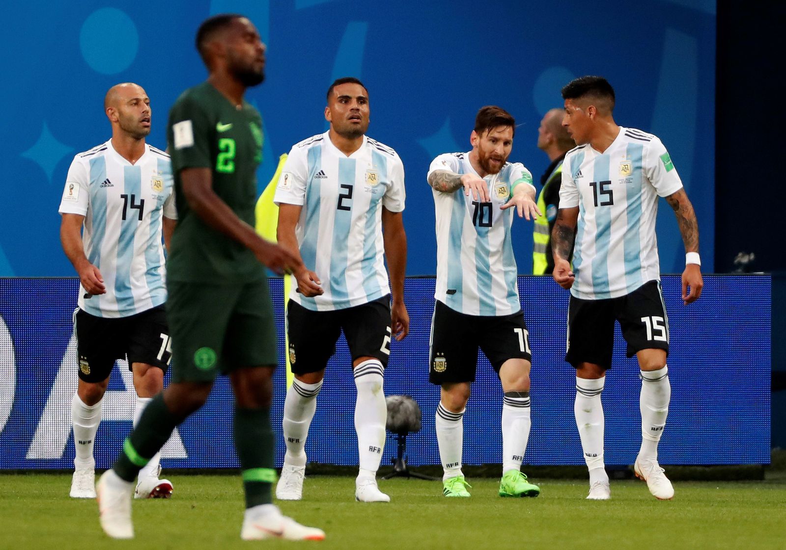 Las imágenes del Nigeria-Argentina