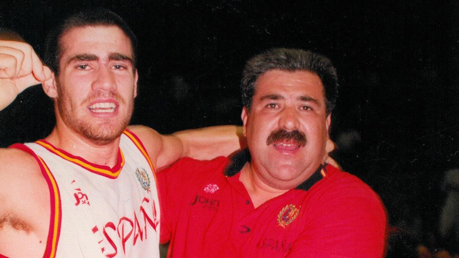 Carlos Cabezas hijo y padre.