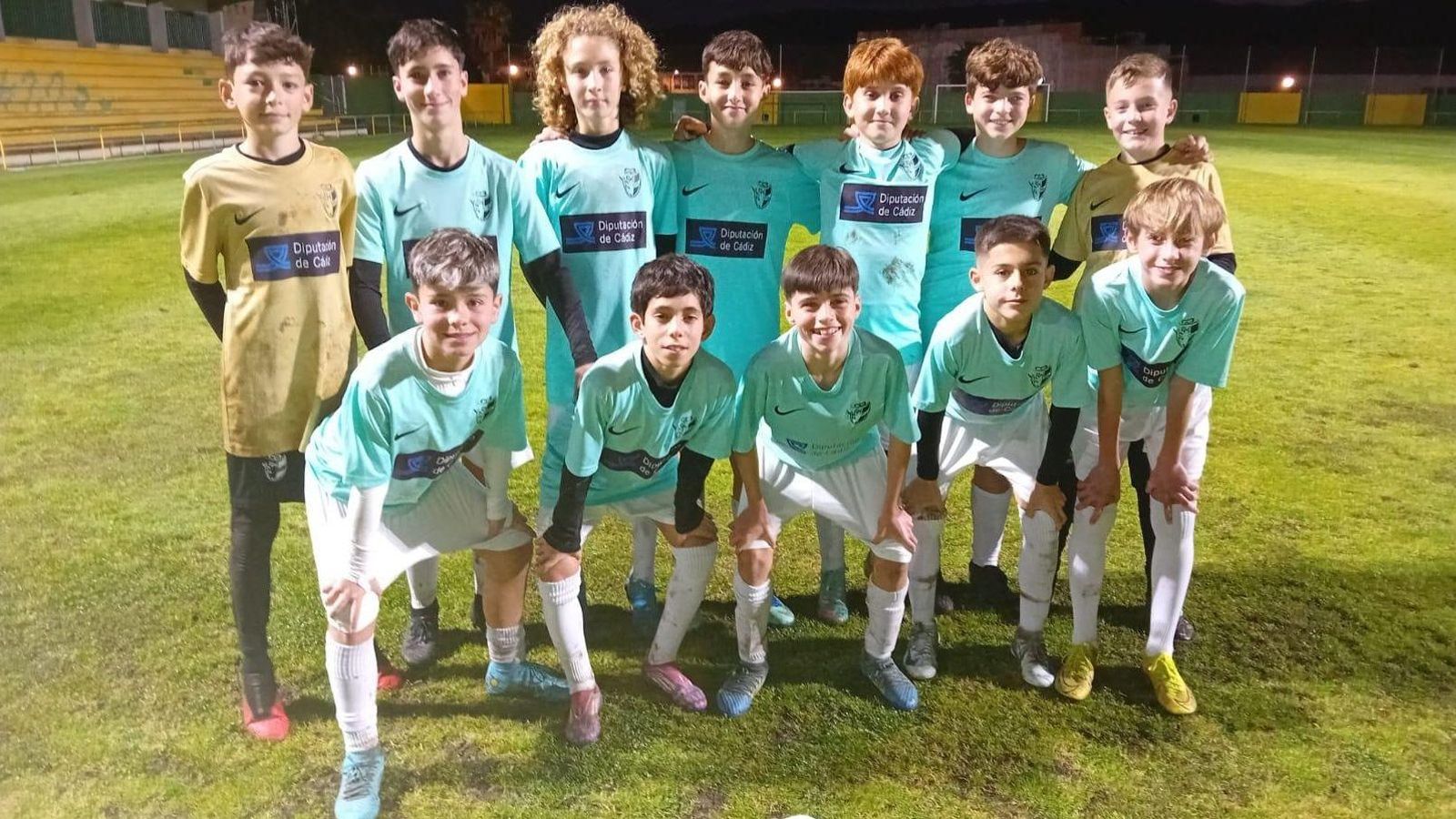 La selección alevín masculina de Cádiz
