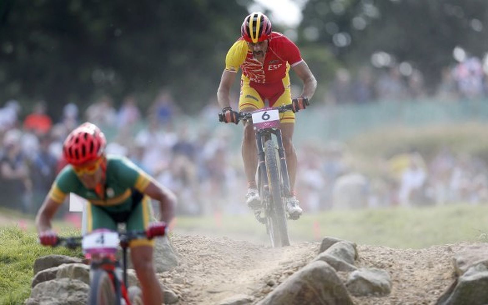 Hermida se queda a cuatro segundos de los metales en bicileta de montaña