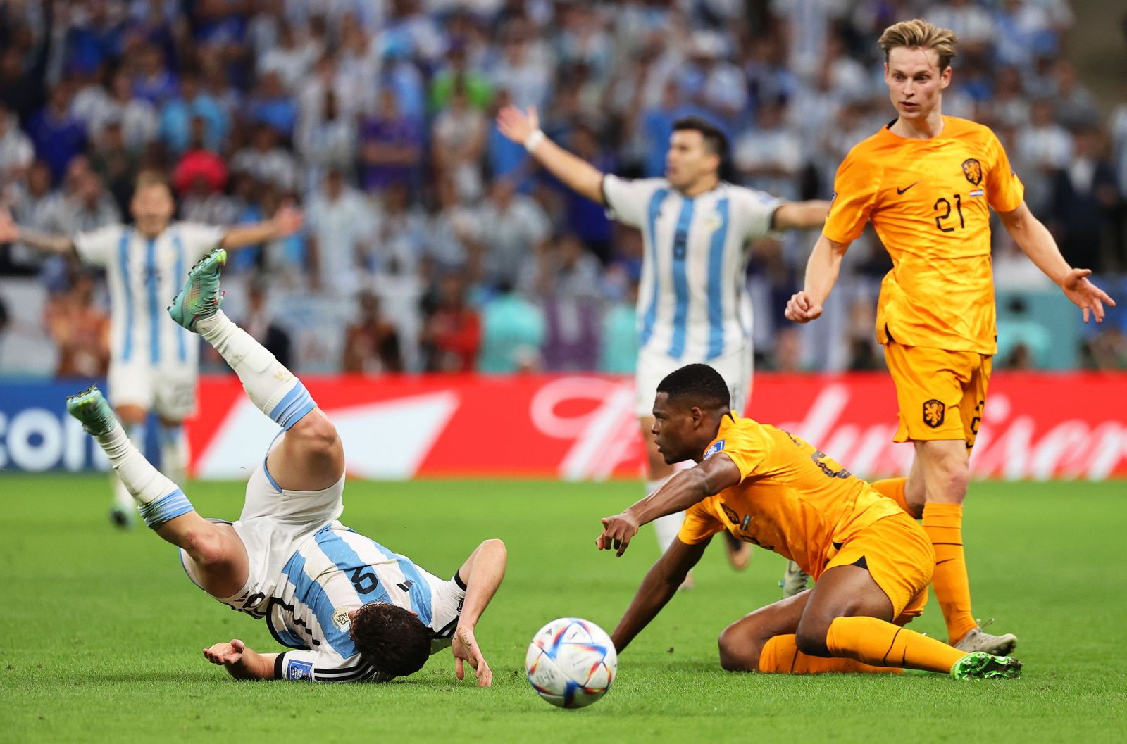 Las imágenes del Países Bajos - Argentina en los cuartos de final del Mundial de Qatar