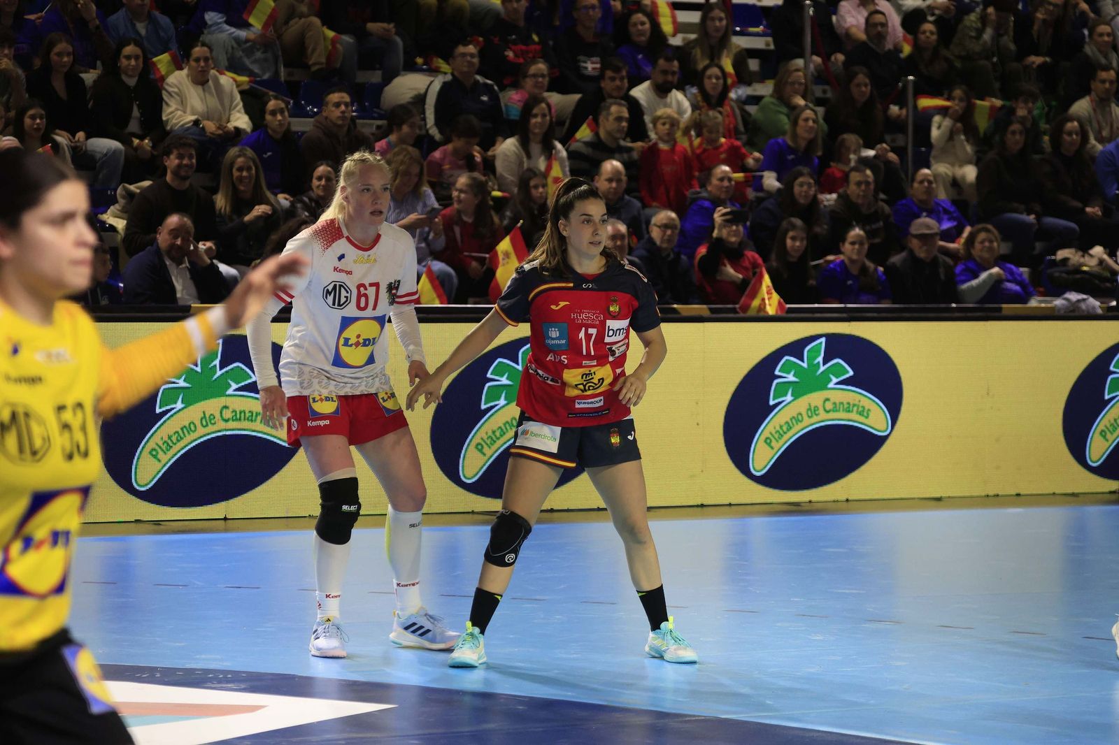 Las fotos del España-Austria del preeuropeo femenino de balonmano, en Algeciras