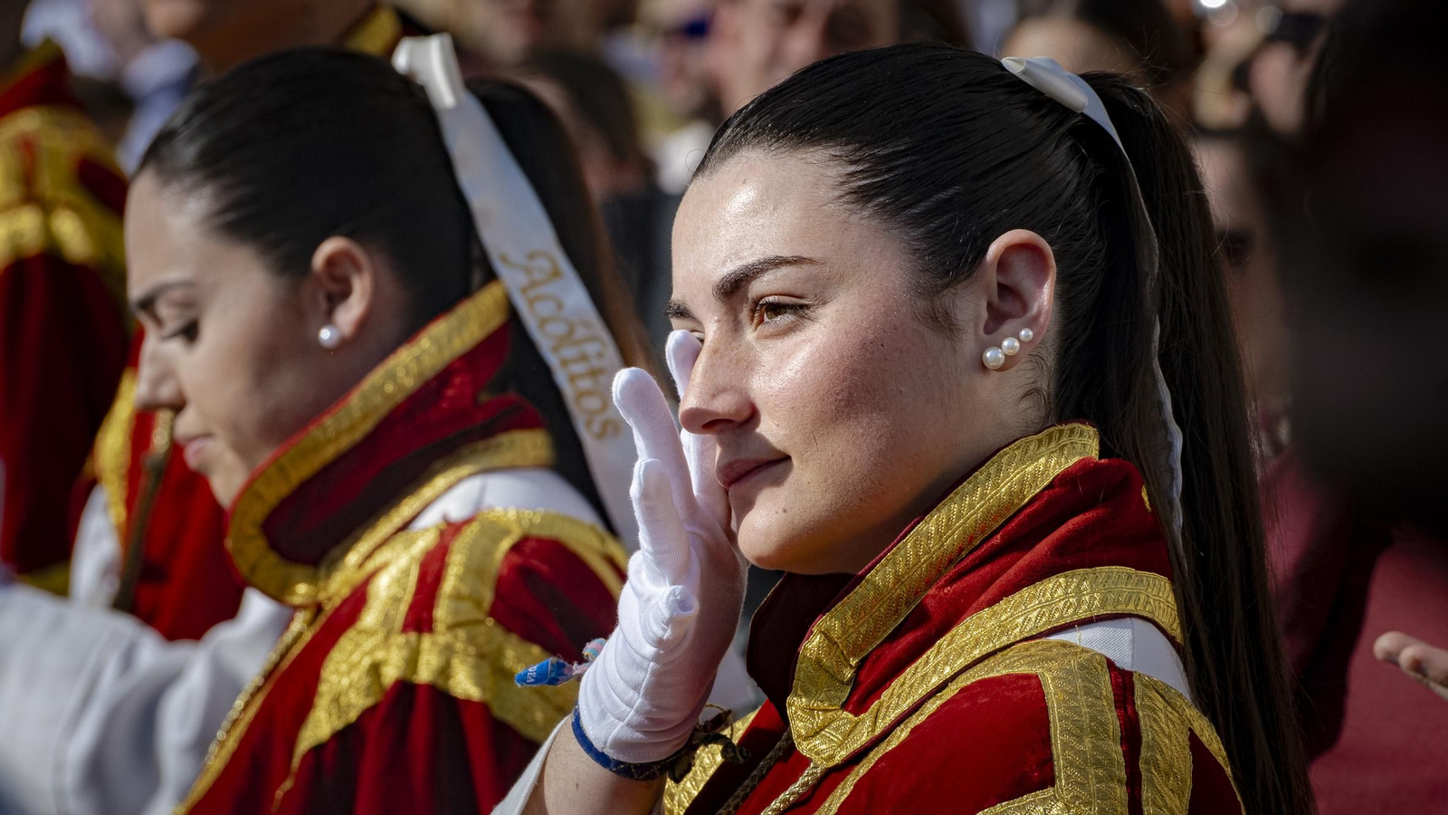 Imágenes de la salida de El Huerto en la Semana Santa de Cádiz 2025