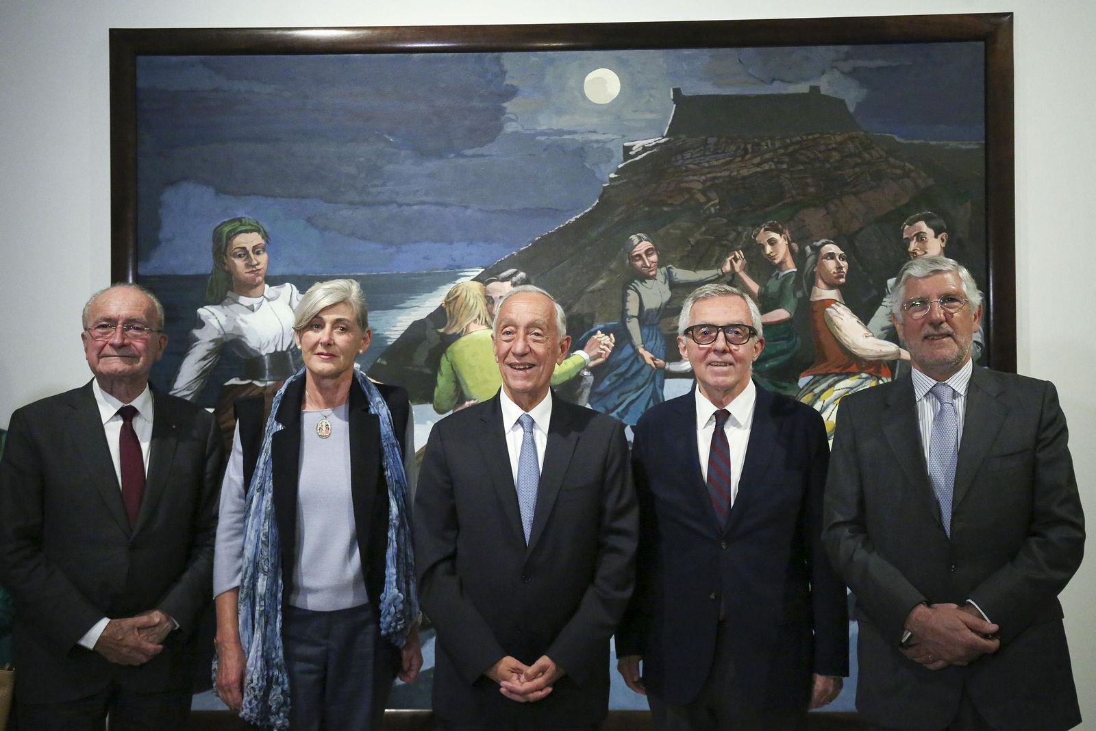 Francisco de la Torre, Marta Betanzos, Marcelo Rebelo de Sousa, José Lebrero y Joao Mira-Gomes. Francisco de la Torre, Marta Betanzos, Marcelo Rebelo de Sousa, José Lebrero y Joao Mira-Gomes.
