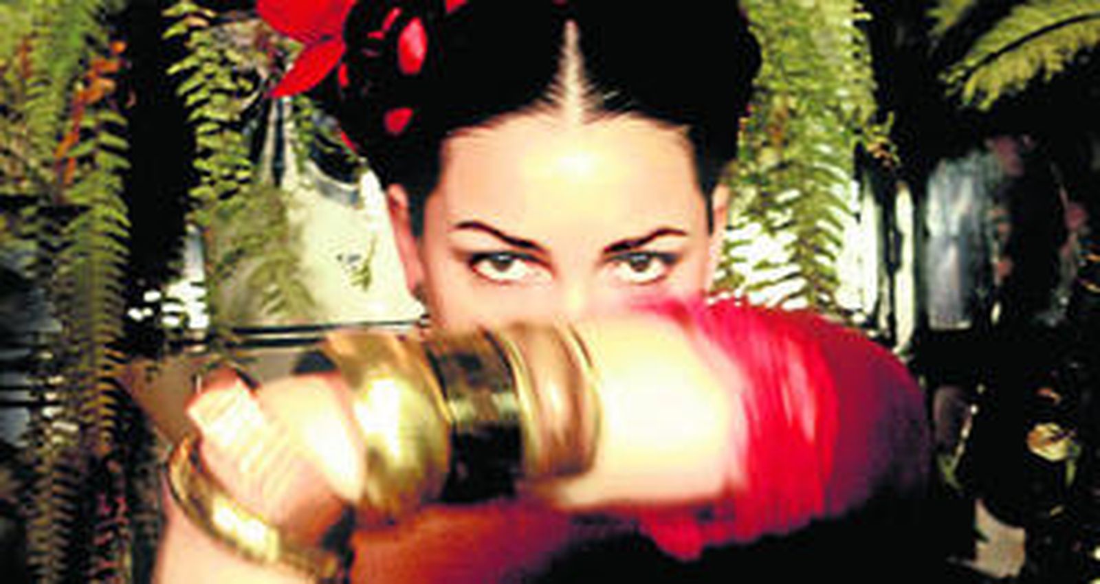 La cantante gaditana, esta noche en Granada.