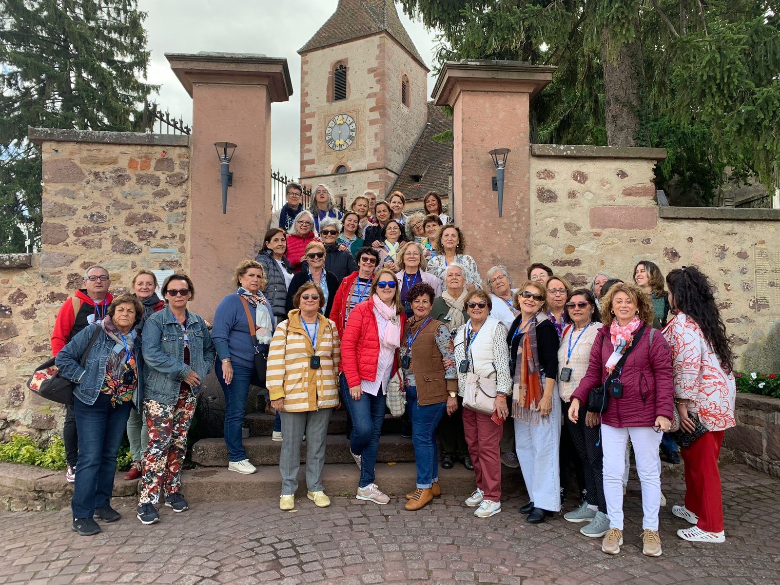 Las socias de Menipatch, durante su viaje a Alsacia.