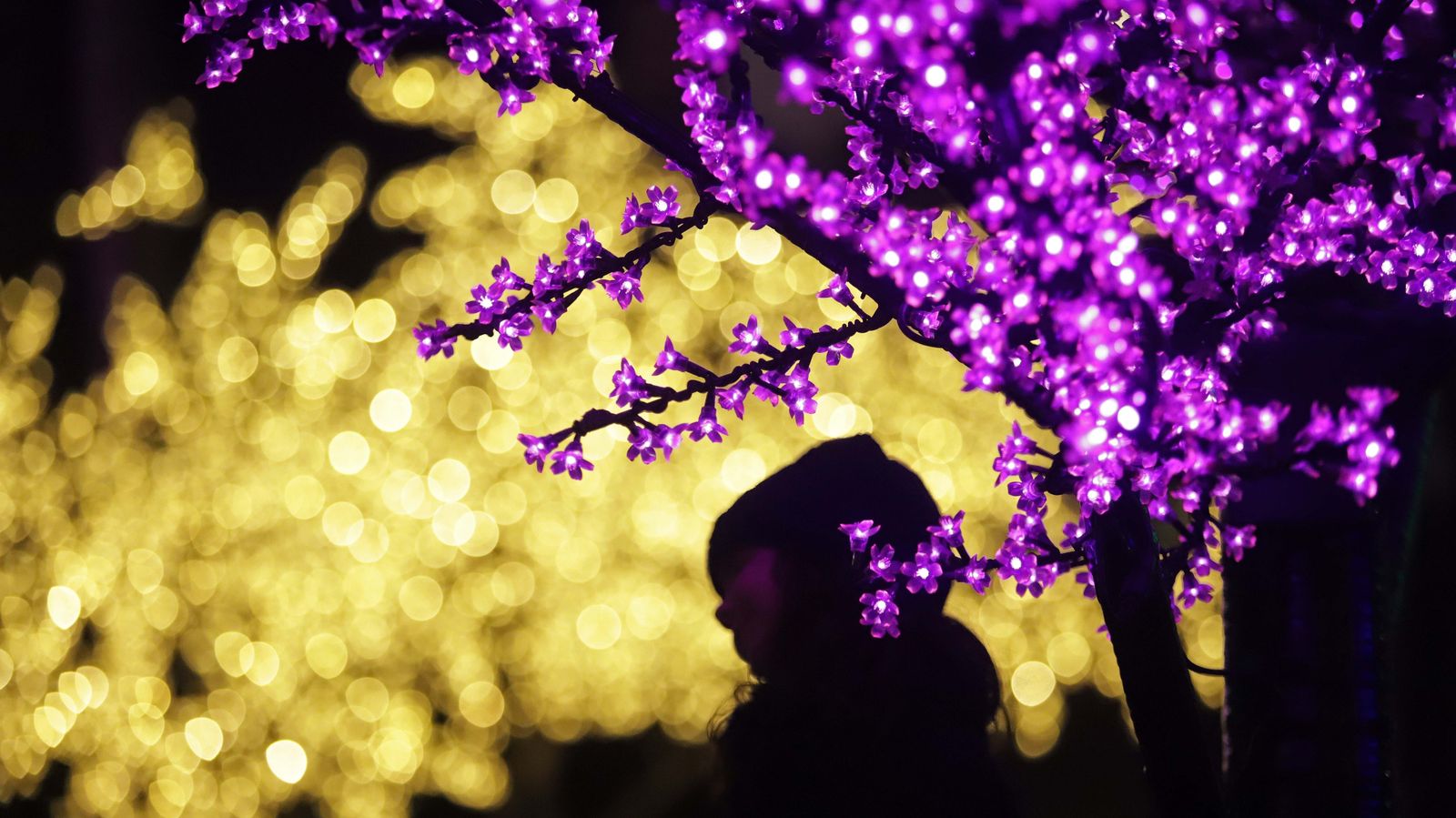 Fotos del encendido del alumbrado navideño en Algeciras