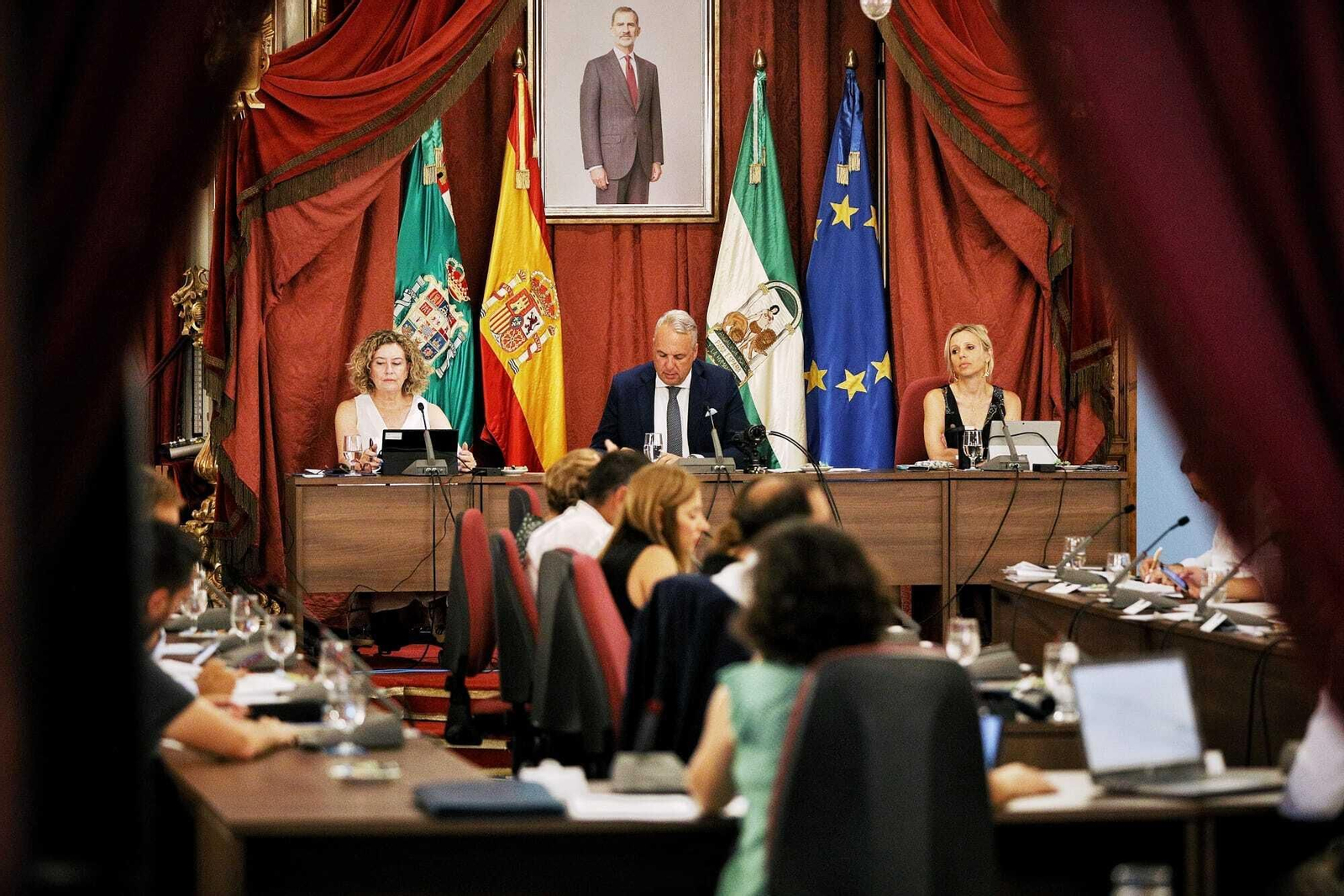 Imagen del pleno de la Diputación.