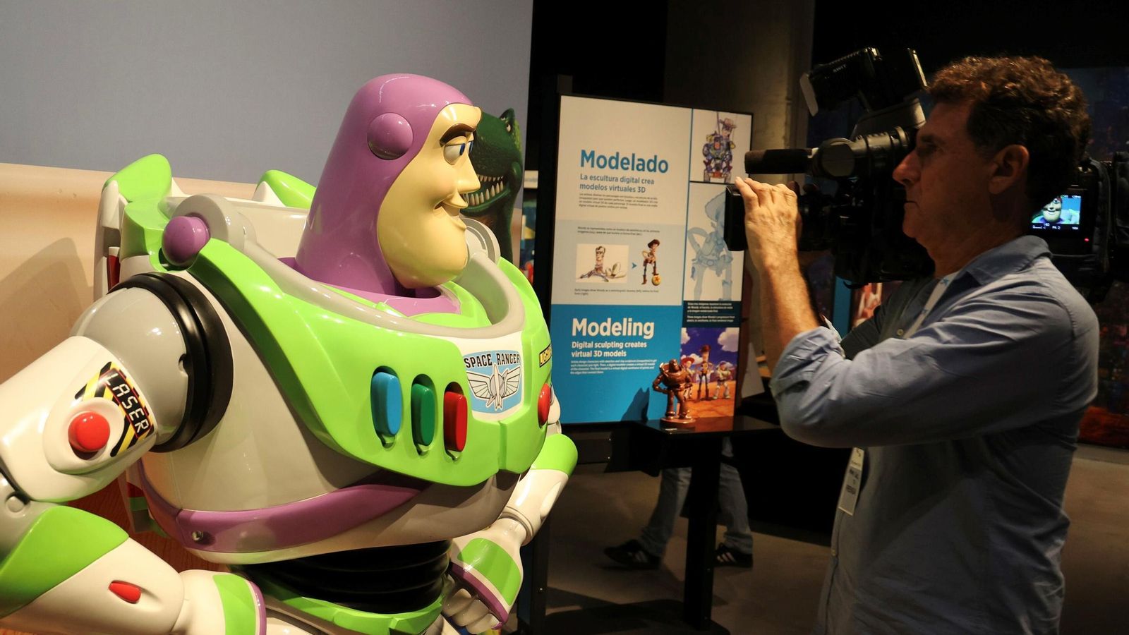Buzz Lightyear es otro de los protagonistas de la muestra en Caixaforum