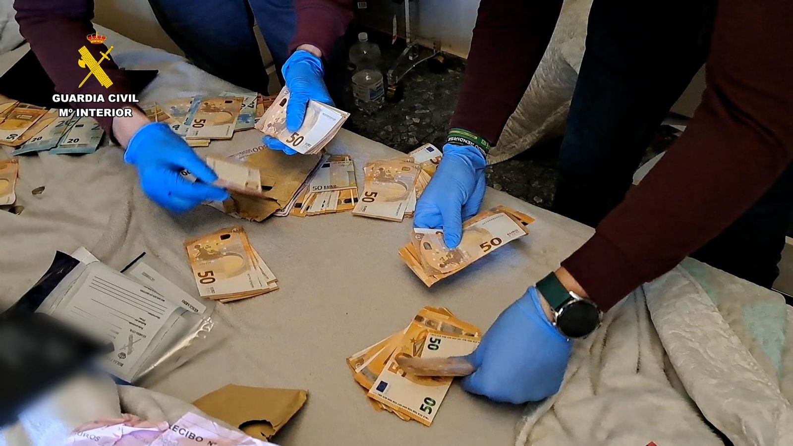 Operación Monybet de la Guardia Civil en Cádiz.