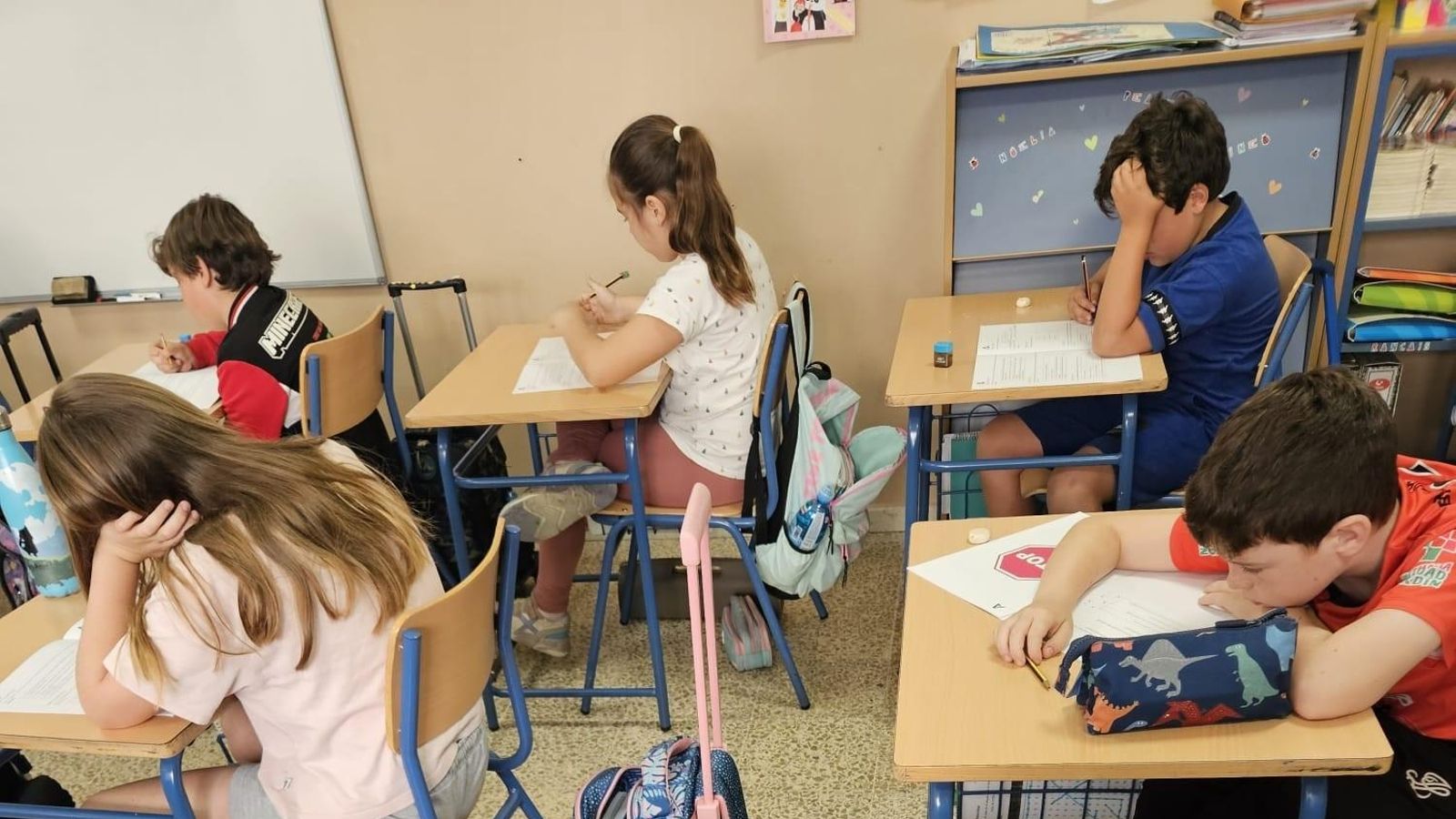 Prueba de Diagnóstico realizada el año pasado en el Colegi Europa José Ramos Santander de Almería