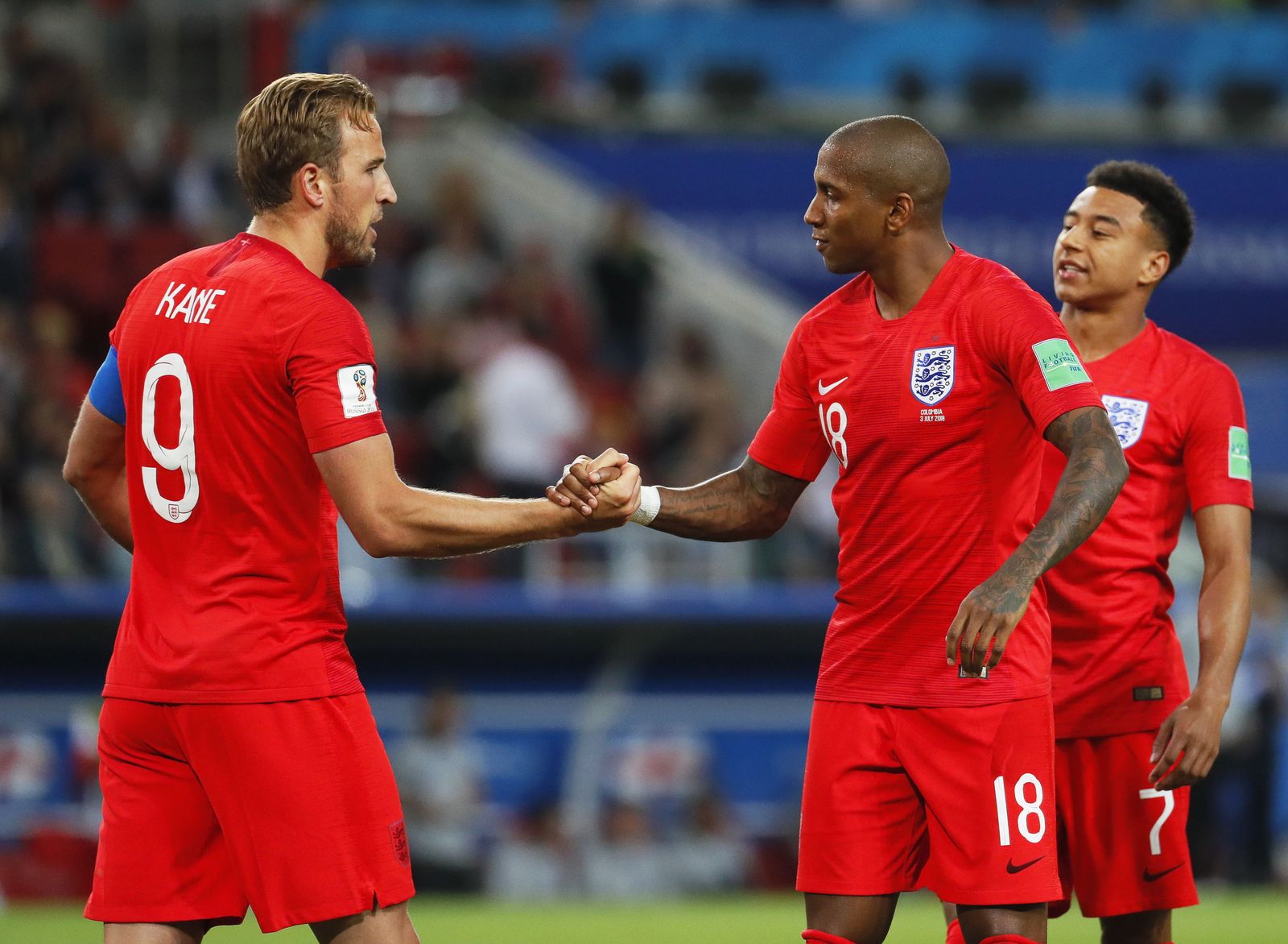 Las imágenes del Colombia-Inglaterra