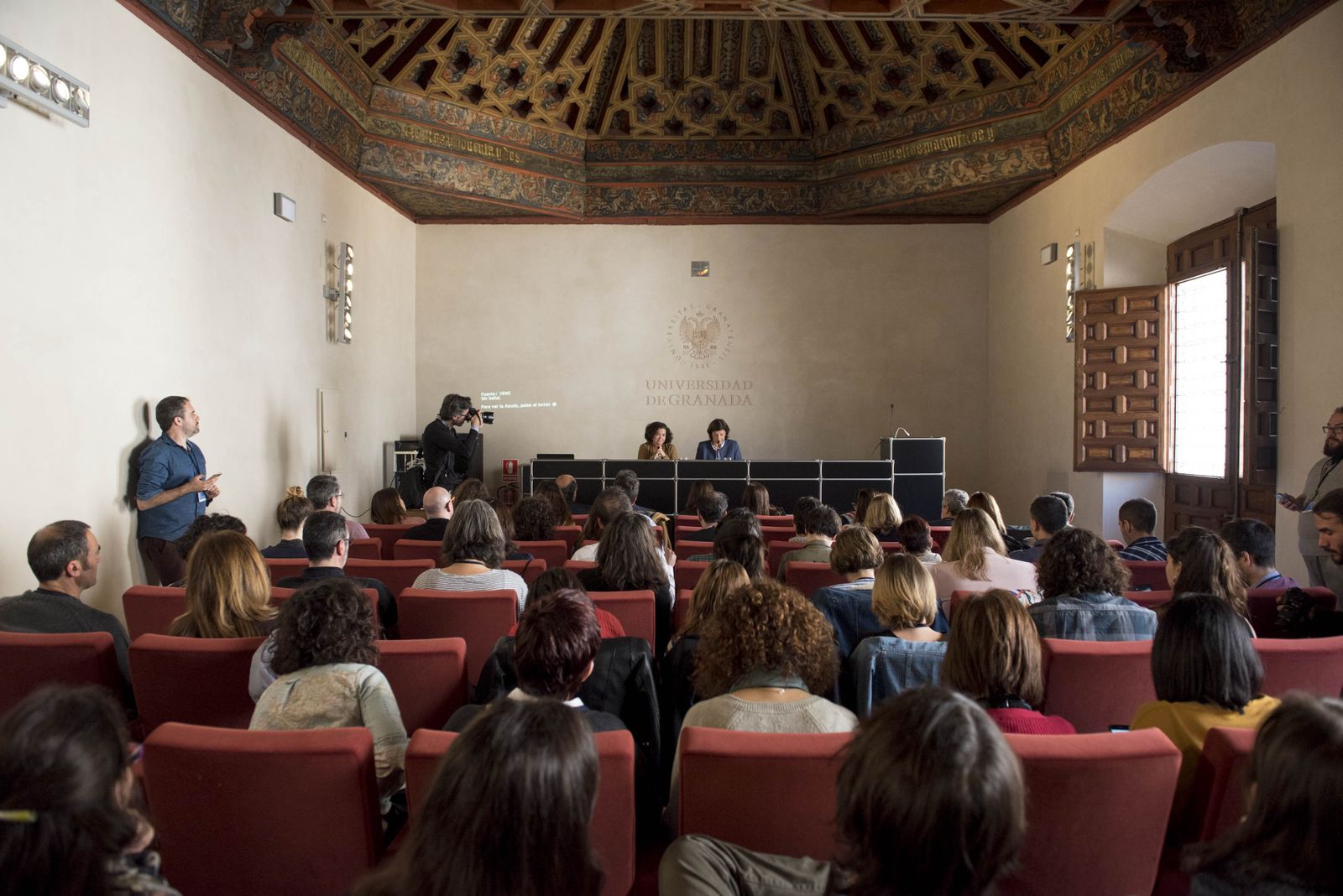 Presentación, ayer en La Madraza, del congreso Comunicar Ciencia en Red 2018.