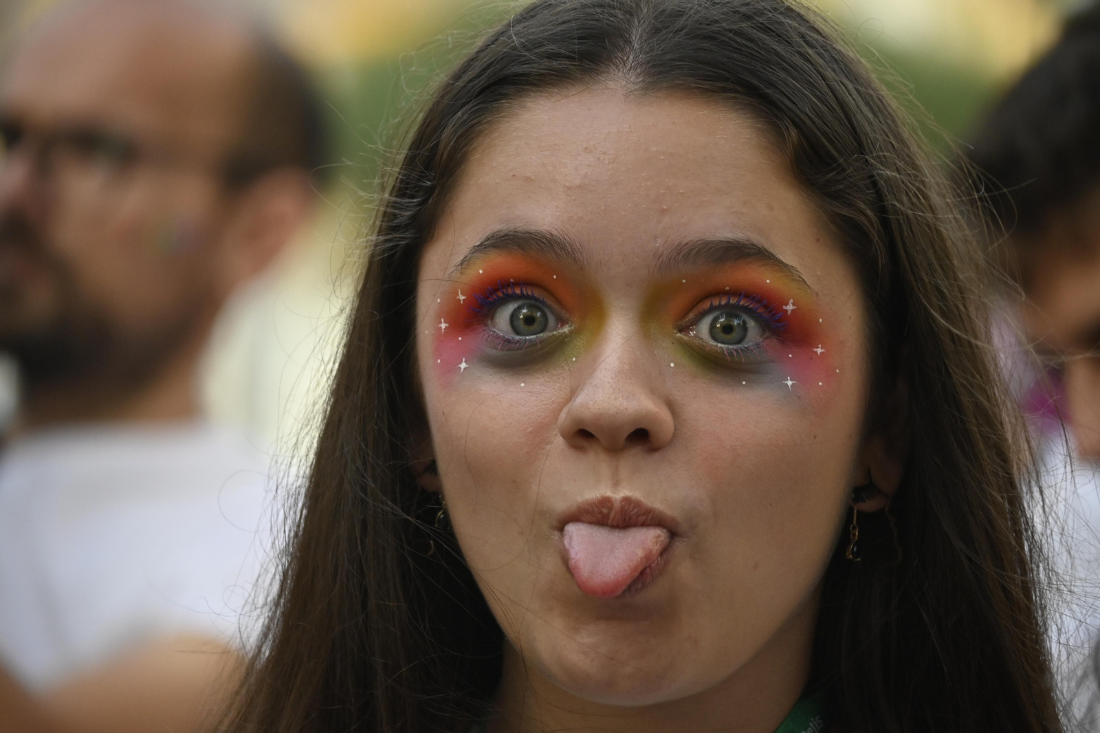 Las mejores imágenes de la manifestacióndel del Orgullo LGTBI en Huelva