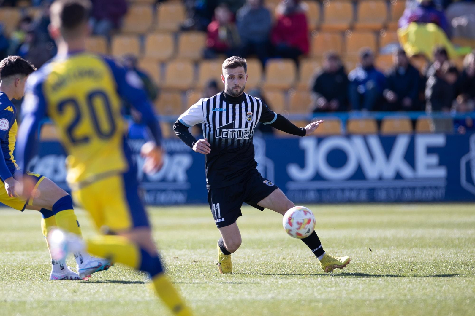 Connor Ruane, durante el Alcorcón-Balona de la pasada jornada