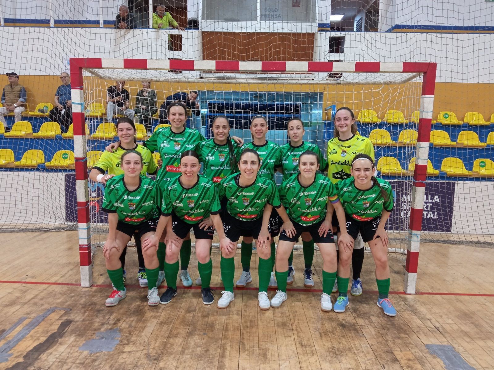 El Guadalcacín femenino se hizo con el triunfo en cancha melillense.