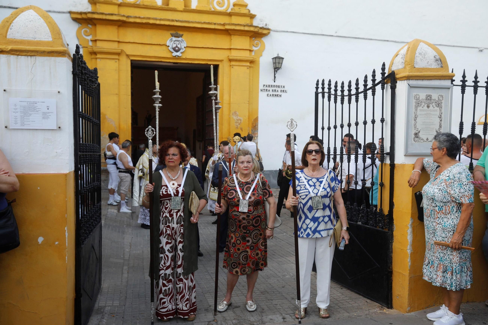 La procesión de la Virgen del Carmen de Puerta Nueva de Córdoba, en imágenes