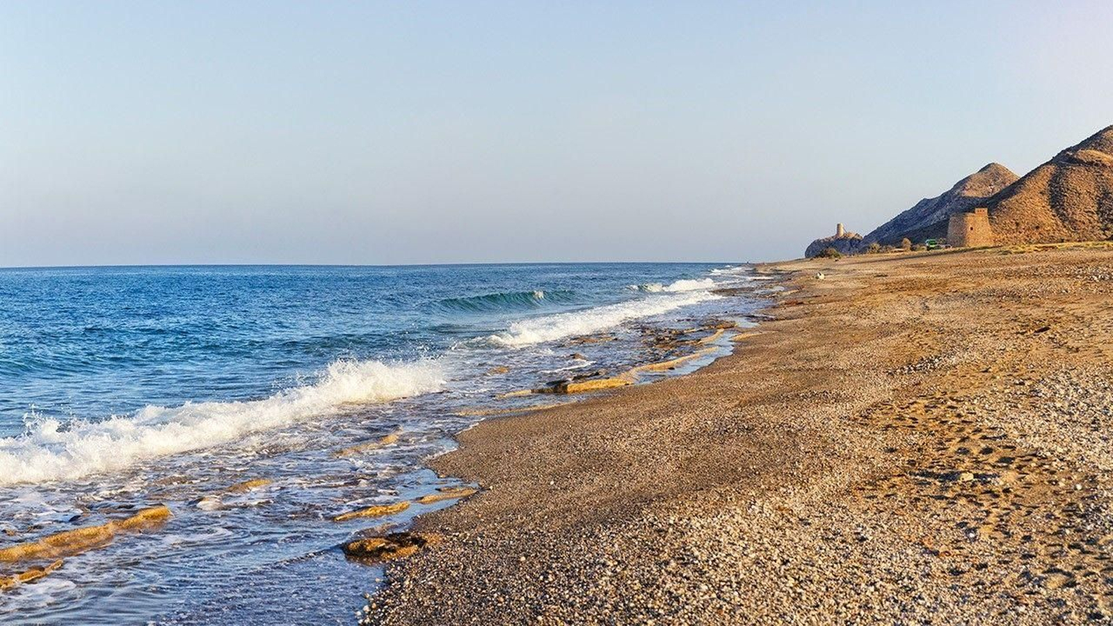 Playa de Macenas, en Mojácar.