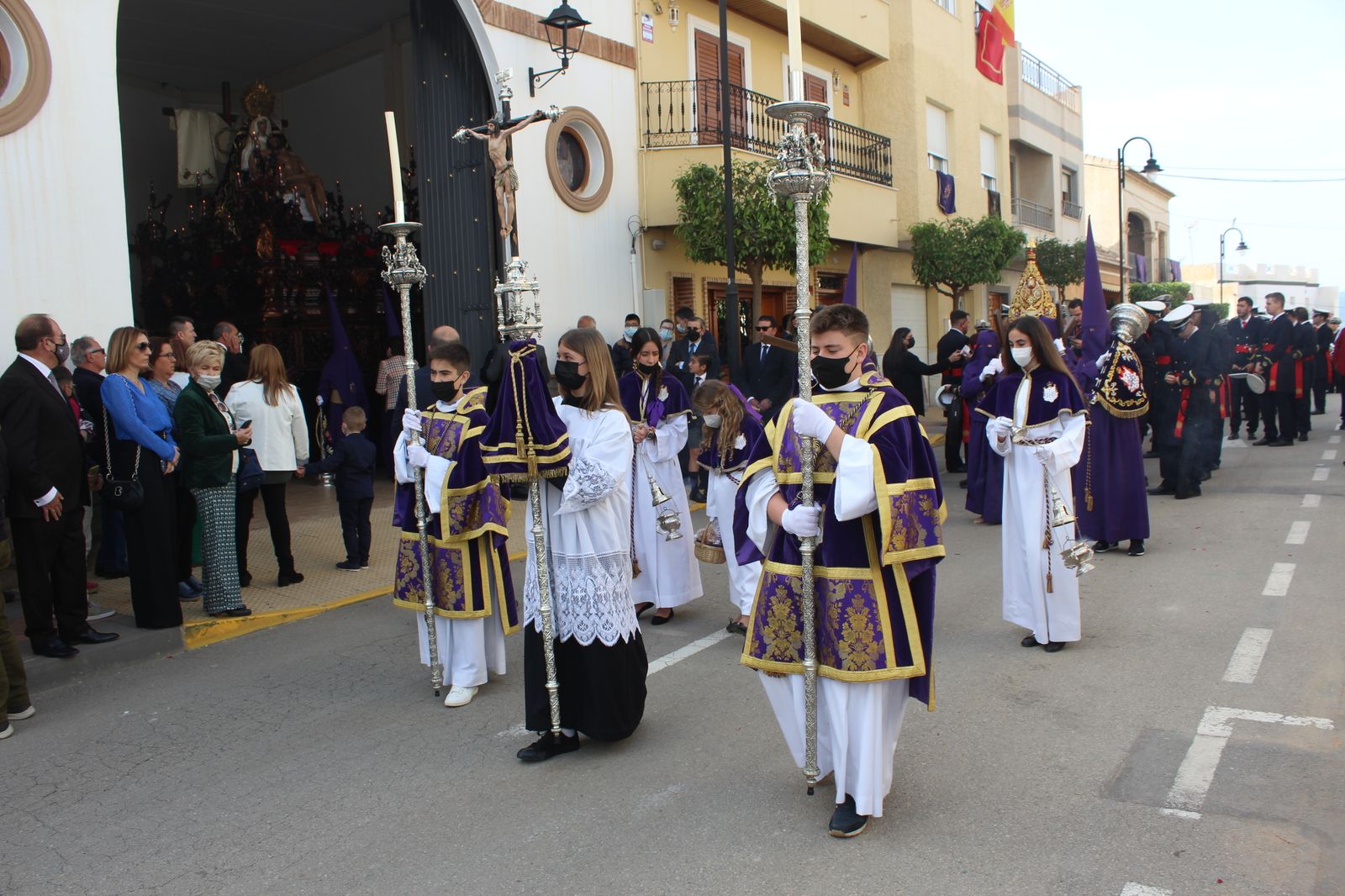 Procesión de la Hermandad de Jesús en Vera, en imágenes