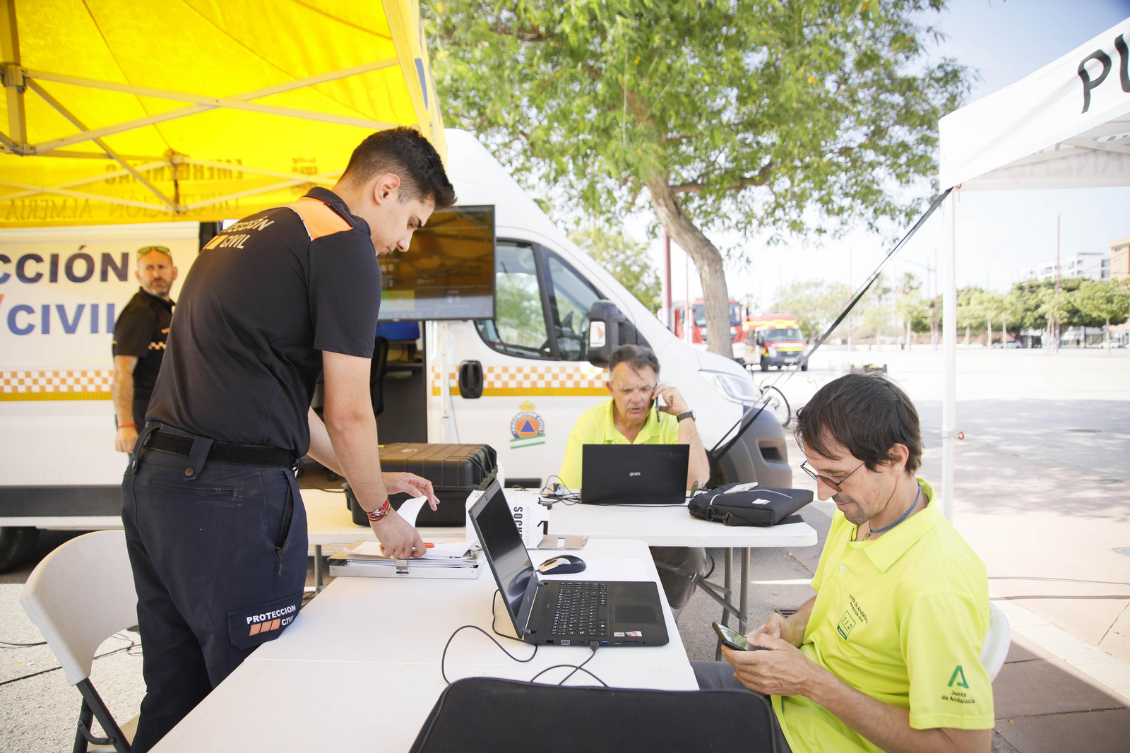 Las mejores imágenes del simulacro emergencias 061