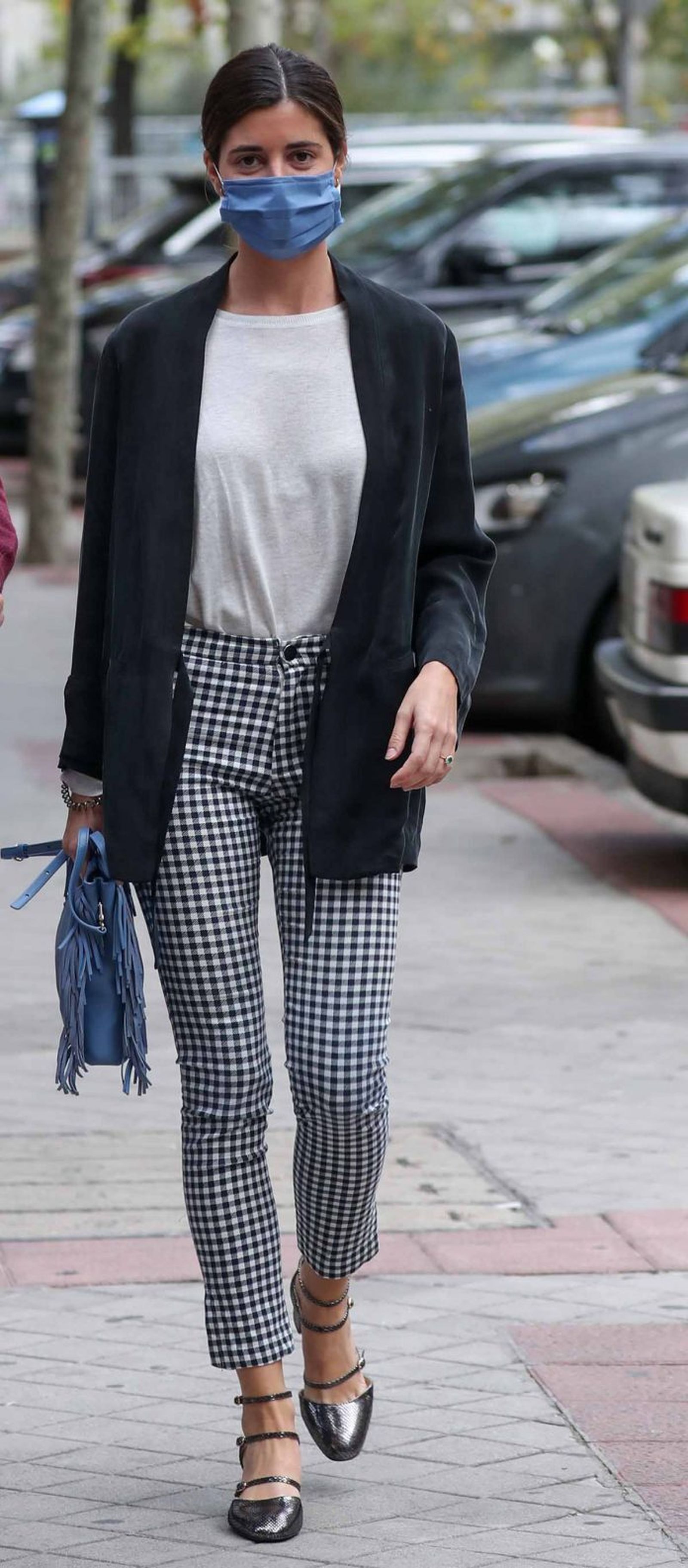 Belén Corsino, llegando al cumpleaños de su futuro suegro, el duque de Alba, hace unos días.