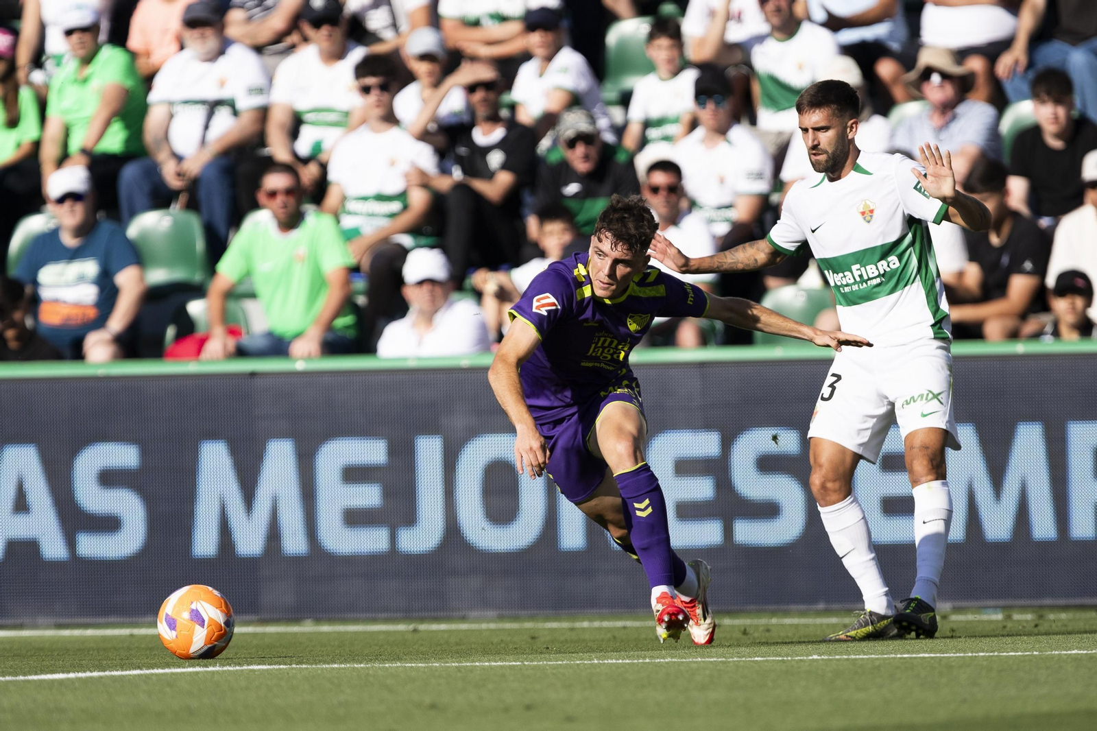 El Elche-Málaga CF, en fotos
