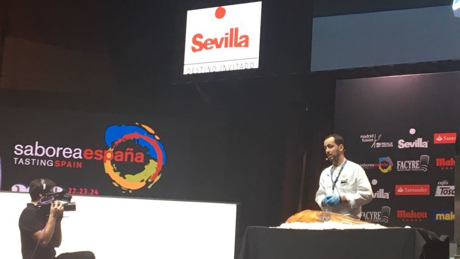 Showcooking en Madrid Fusión.