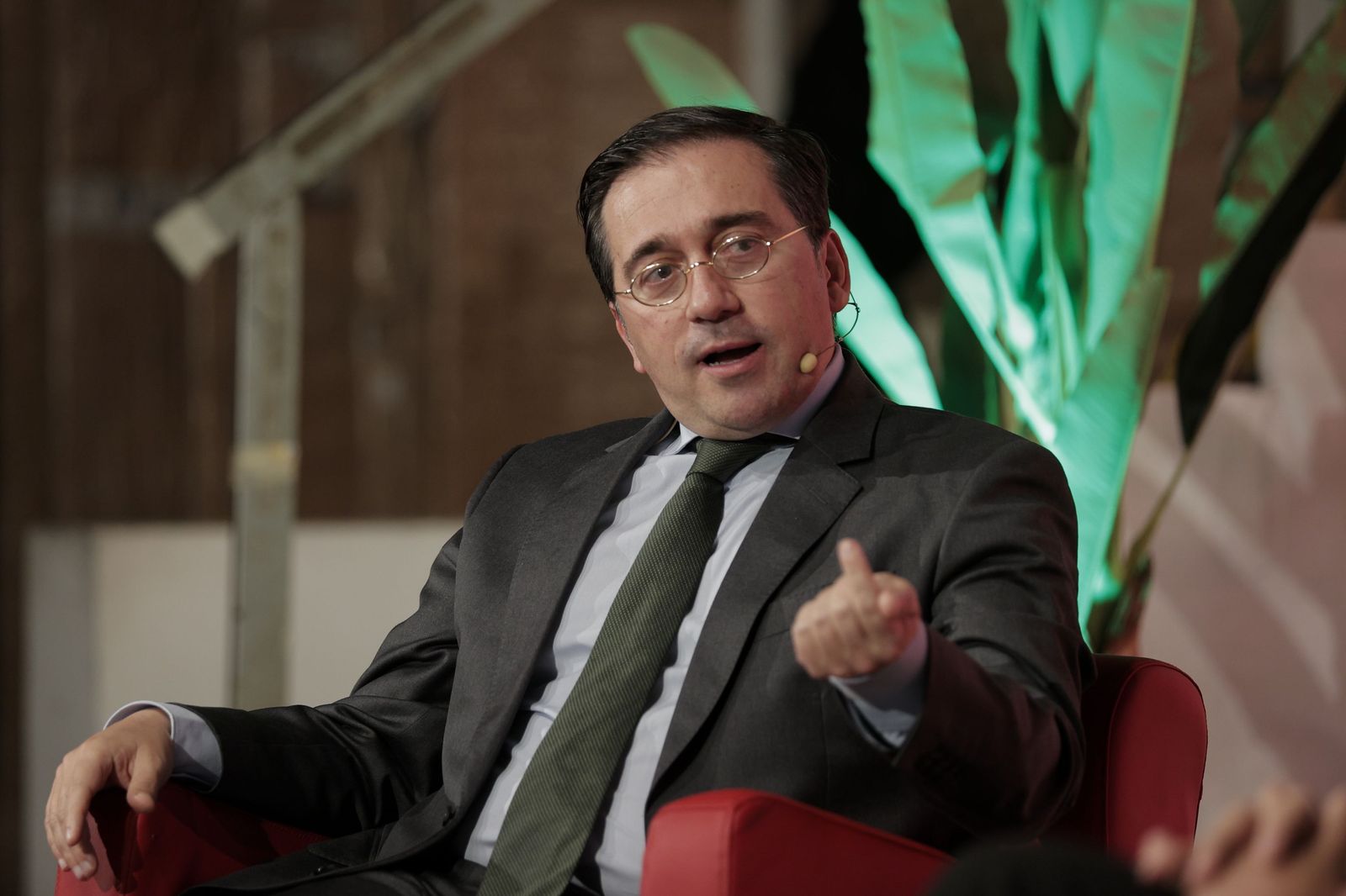 José Manuel Albares, ministro de Asuntos Exteriores español, en un acto reciente en Valencia