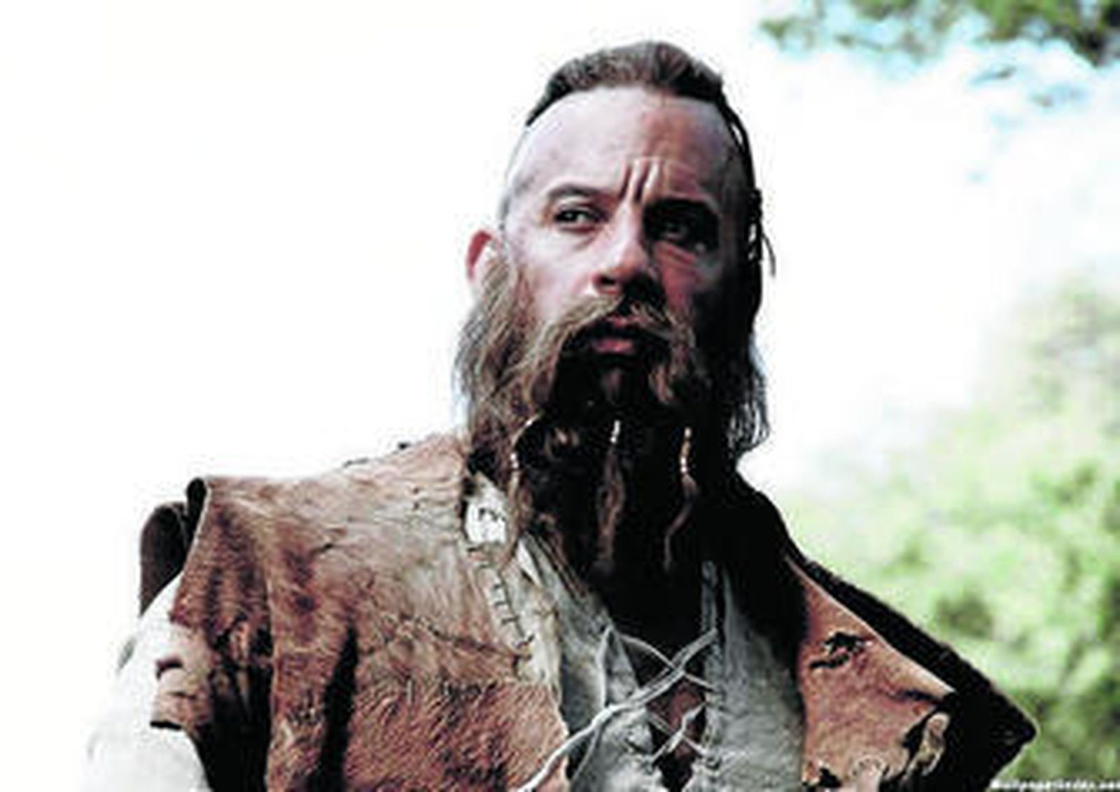 Vin Diesel, aderezado con sus postizos capilares.