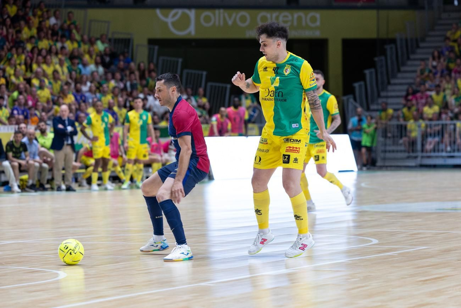 El triunfo del Barça ante el Jaén FS en el Olivo Arena
