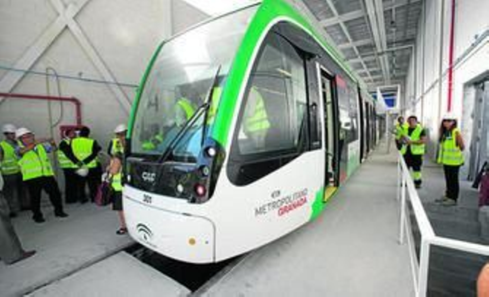 Los vagones del Metropolitano, ya están preparados.