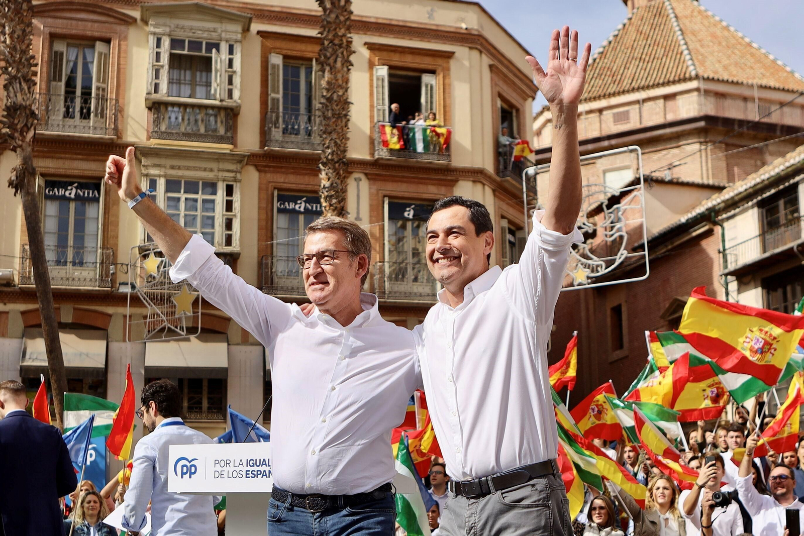 Acto del PP en Málaga a finales de este mes de octubre.