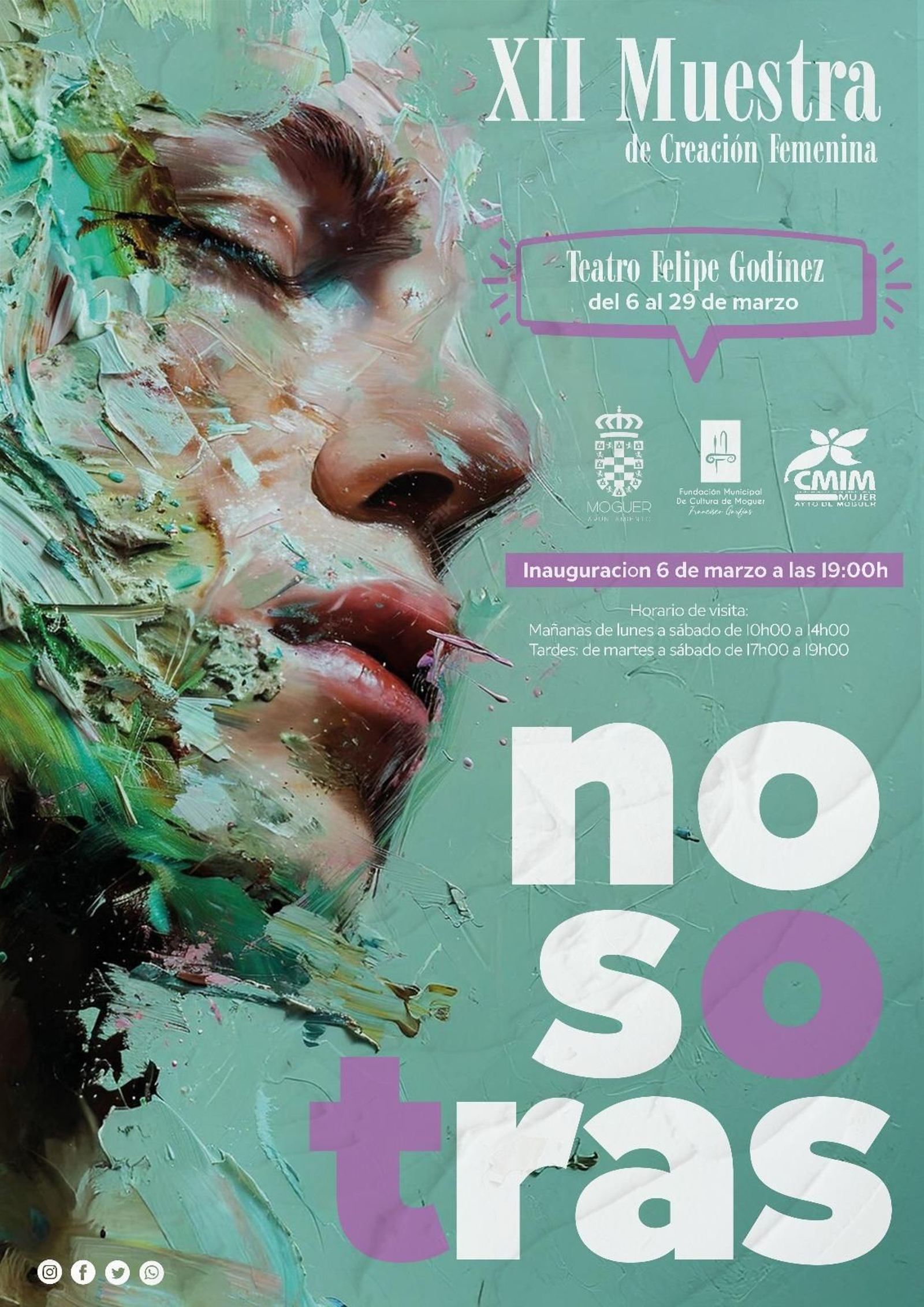 Cartel de la XII Muestra Nosotras. Cartel de la XII Muestra Nosotras.