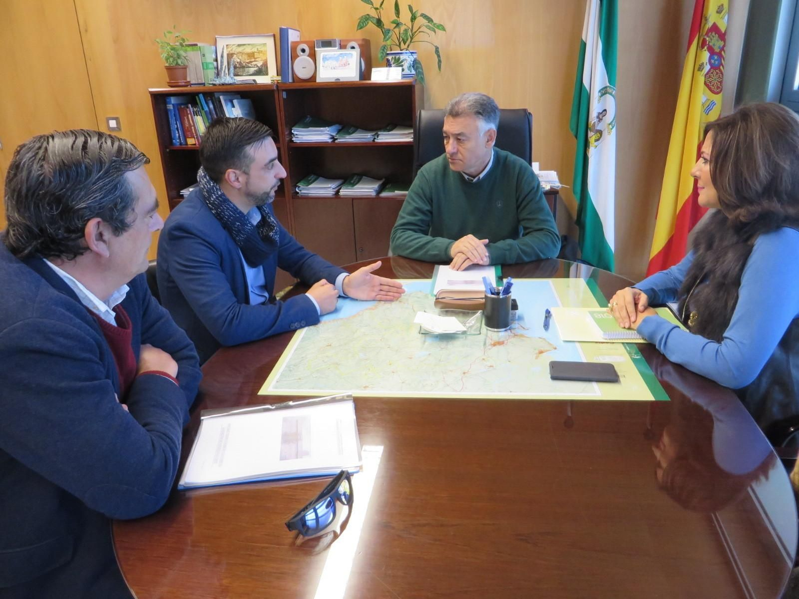 Reunión de José Antonio Díaz con Federico Fernández, días atrás en Cádiz.