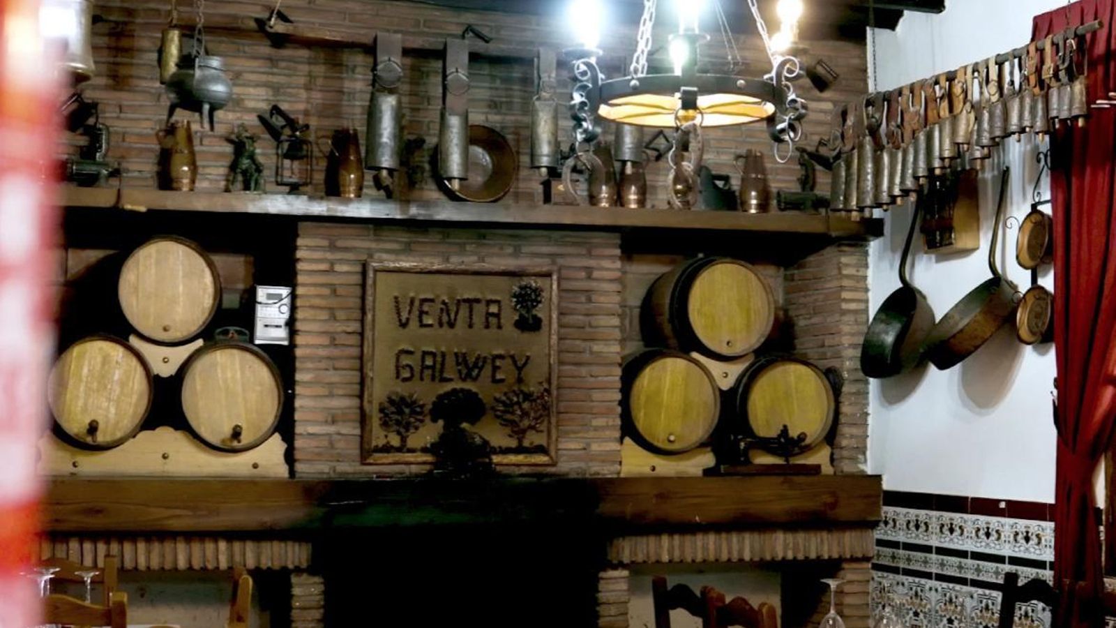 El interior de la venta Galwey. El interior de la venta Galwey.