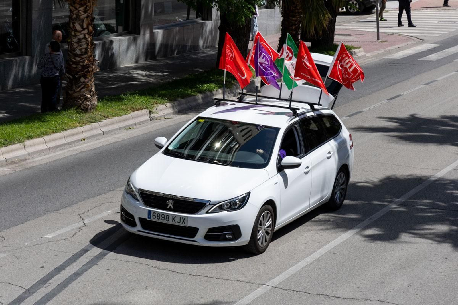 Manifestación convocada por el 1º de Mayo
