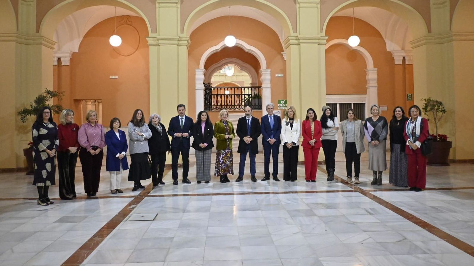 Foto de familia en la entrega de los premios Gertrude Vanderbilt Whitney.