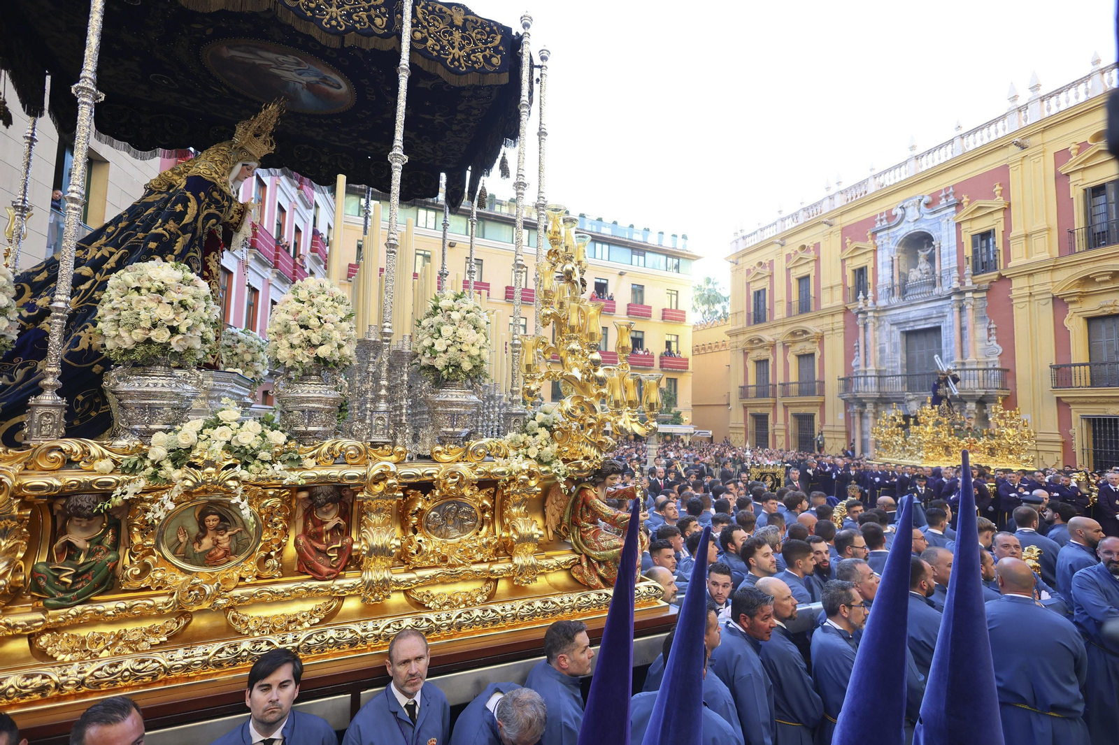 El Rico, en su procesión del Miércoles Santo en Málaga El Rico, en su procesión del Miércoles Santo en Málaga