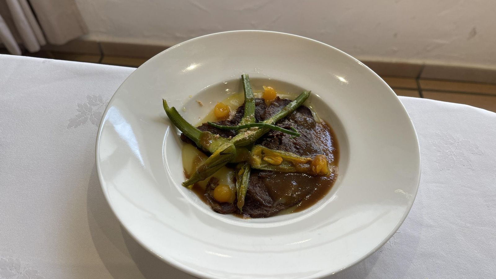 Las yemas de flor de calabaza: exquisitas.